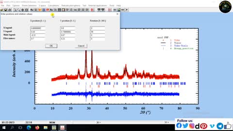 How to Run Rietveld Refinement Techniques using PCR file of Zirconium Oxide with help of Fullprof