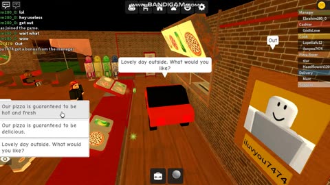 Work at a Pizza Place | Drive-In Cashier - Roblox (2006)