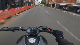 MOTORCYCLE YAMAHA MT 07 WITH EXHAUST AKRAPOVIC + QUICKSHIFTER