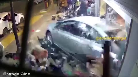 Vehicle Plows Through Crowd