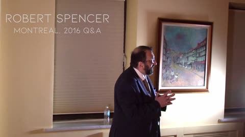 Question of agency in Islam to Robert Spencer, 2016