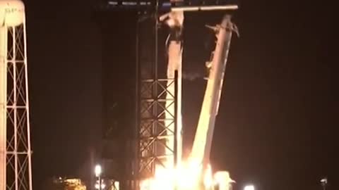 SpaceX launches crew on reused rocket