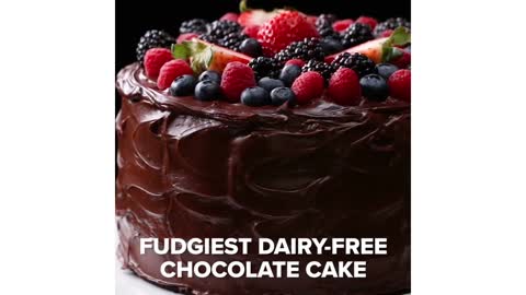 FUDGIEST DAIRY-FREE CHOCOLATE CAKE