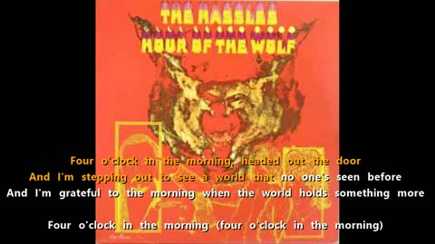 The Hassles - 4 O'clock in the Morning [at the karaoke bar {lyric vid vers}]