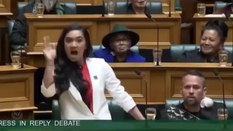New Zealand’s Youngest MP Hana-Rawhiti Maipi-Clarke's Maori Haka War Cry In Parliament Goes Viral