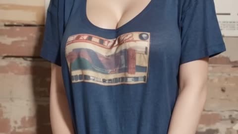 Ai art Girls wearing 'Only t-shirt' LookBook-(1080p)