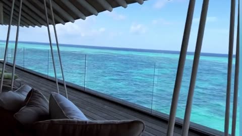 Maldives Vacation Video 🥰🌧️🏊