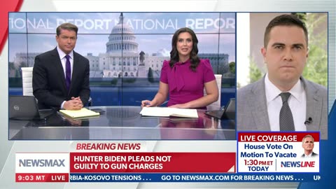 Newsmax - BREAKING: Hunter Biden pleads not guilty to gun charges