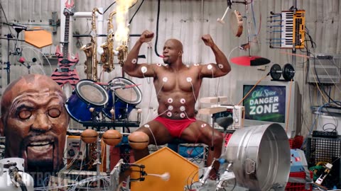 Terry Crews plays the Epic Flame Sax