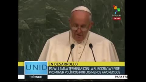 ESCUCHEMOS AL DEGENERADO BERGOGLIO...