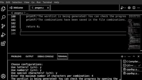 Wordlist Generator for Brute-Force attacks (PWGen V1.2)