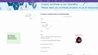 NORTRIPTYLINE HYDROCHLORIDE cas: 894-71-3