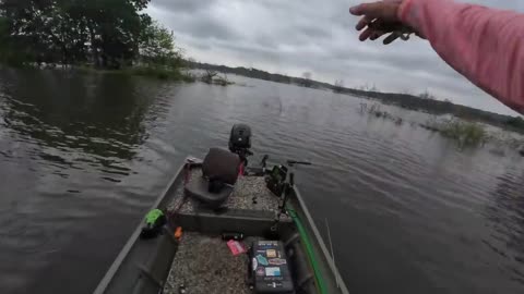 Accessing a NEVER Fished Pond with My Jon Boat