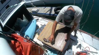 S/V Aisling gets Post Haul out Doghouse seating repairs..! Part 2