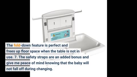 See Ratings: Modundry Fold Down Baby Changing Station Horizontal Baby Change Table with Safety...