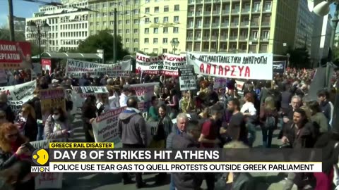 Train crash protests- Strikes bring Greece to a halt - Latest English News - WION