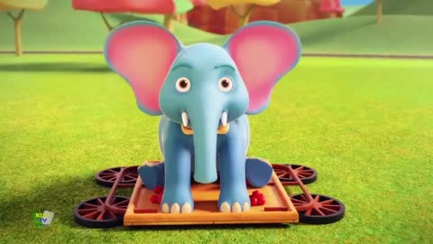 Ek Mota Hathi - ایک موٹا ہاتھی۔ - Urdu Rhymes for Kids - Nazam for Babies - Aloo Mian - Dadi Amma