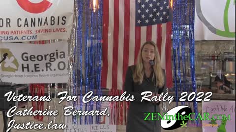 Veterans for Cannabis Rally 2022: Catherine Bernard - Claim Your Cannabis Rights -