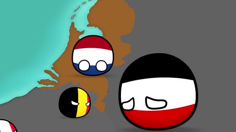 History of Belgium and Netherlands - Countryballs