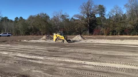 Barndo Building Pad, Pond Banks & Road Build Day 2