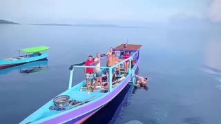 Captivating Spectators with a Massive and Astonishing Fish Encounter