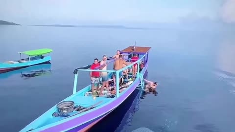 Captivating Spectators with a Massive and Astonishing Fish Encounter