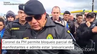 Coronel da PM-PR permite bloqueio parcial de manifestantes e admite estar ‘prevaricando’