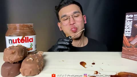 ASMR CHOCOLATE ICE CREAM MAGNUM TICO GOOGOO NUTELLA HERSHEY’S DESSERT MUKBANG 아이스크림 초콜릿 매그넘 먹방