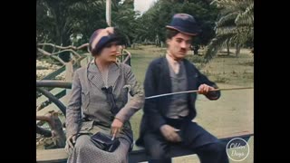 Chaplin charles and his girlfriend funny moments