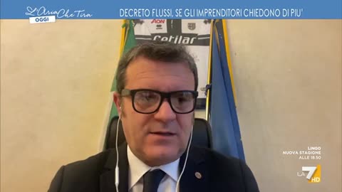 28/03/2023 - Vice presidente del Senato Gian Marco Centinaio su flussi e immigrazione.