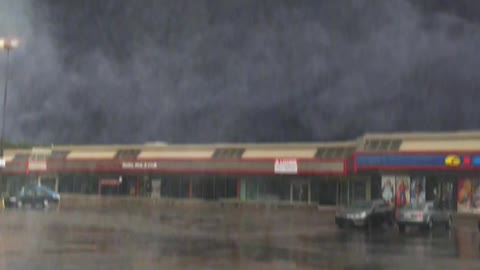 Special effects create "mega tornado" in Montreal strip mall