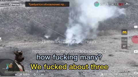 Russian drone operators hit a group of AFU soldiers.