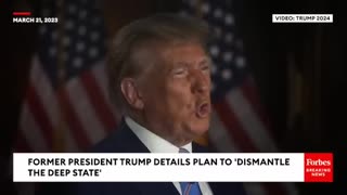 Former President Trump details plan to DISMANTLE THE DEEP STATE