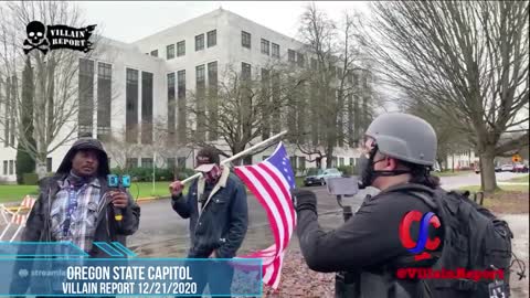 Conservative Streamers Confront AntiFa Streamer At Salem Oregon Rally H/T Villain Phoenix