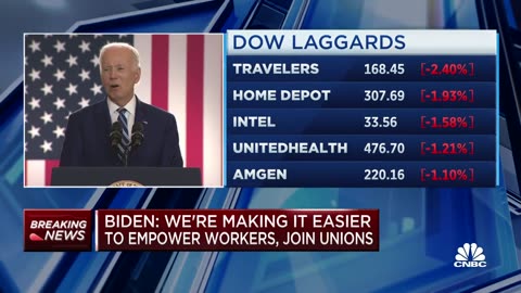 Watch President Biden address the state of the US economy