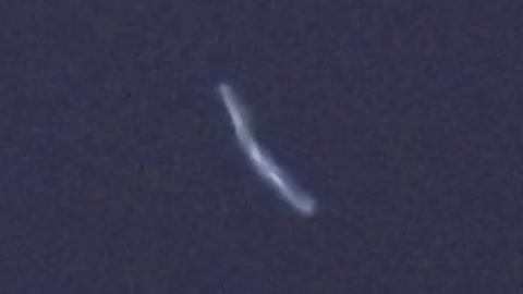 Close Up Look At The White Snake-Like UFO May 7, 2022