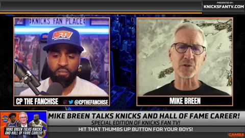 Mike Breen Talks Knicks & Hall Of Fame Career On Knicks Fan TV