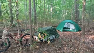 Stealth camping off the Celina-Coldwater bike trail