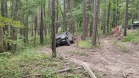 4X4ing Somewhere in the forest