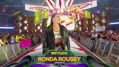 FULL MATCH - Ronda Rousey & Kurt Angle vs. Triple H & Stephanie: WrestleMania 34