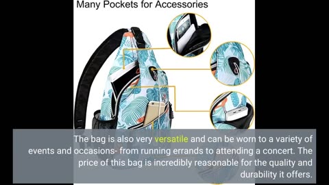 Customer Feedback: MOSISO Sling Backpack,Travel Hiking Daypack Sunflower Rope Crossbody Shoulde...
