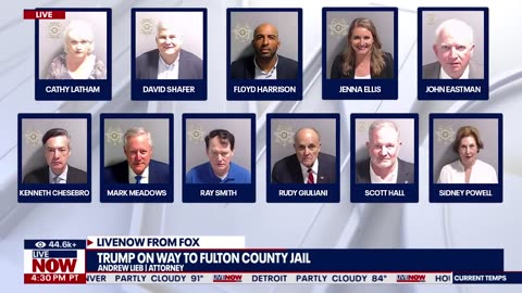 Trump booked at Fulton County Jail, will get mugshot | LiveNOW from FOX