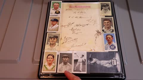 Legendary Cricket players autographs and Cigarette Card UPDATE