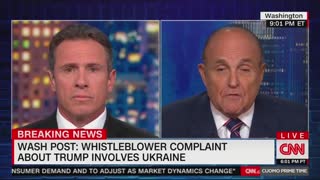 Rudy giuliani and chris cuomo battle over Biden, Trump and Urkaine
