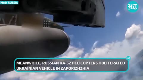 Putin's Mi-35 Chopper, Ka-52 Alligator Become Headache For Ukraine Army At The Front | Watch