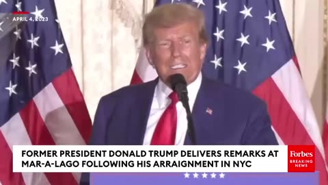 Trump Calls Out Alvin Bragg's Wife, Schumer's Brother, Judge's Family In Post-Arraignment Remarks