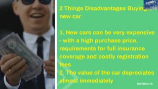 2 Things Disadvantages Buying a new car