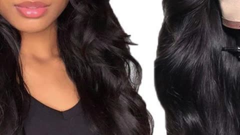 Lace Front Wigs Human Hair Material: 100% Unprocessed Brazilian