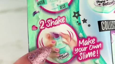 Myster Magical potion DIY Slime Satisfing video ASMR#Shorts#Fidgets#Asmr