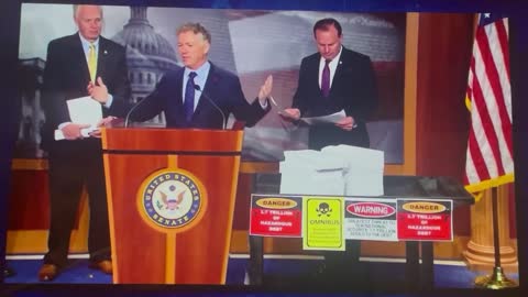 Rand Paul prints entire 4,000-page omnibus bill & exposes ENITRE game